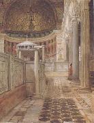 Alma-Tadema, Sir Lawrence Interior of the Church of San Clemente (mk23) France oil painting artist